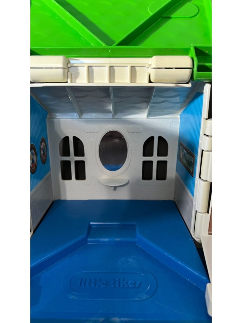 Little Tikes Dollhouse Carry Along Playset Green Roof Vintage - Picture 9 of 10